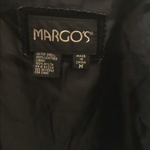 Margo’s Vintage all leather black fringe jacket